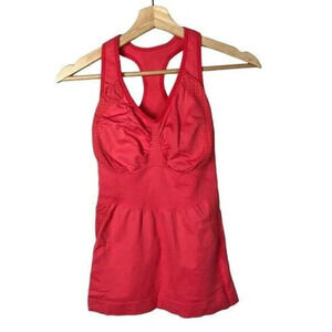 Lululemon Run: Heartbeat Coral Pink Athletic Tank Top 4